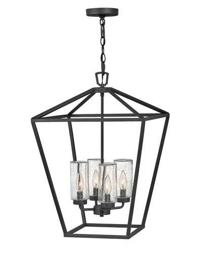 Hinkley Lighting 2567 Alford Place 120v 4 Light 17"W Open Air - Black - Picture 1 of 3
