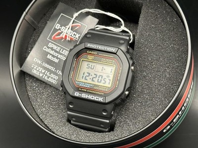 時計 CASIO G-SHOCK 25th anniversary SPIKE LEE CASIO G SHOCK DW 5000SL Spike Lee 25th Anniversary Limited Rare