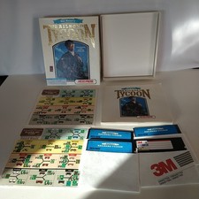 Sid Meier's Railroad Tycoon 5.25" disk PC Big Box Game