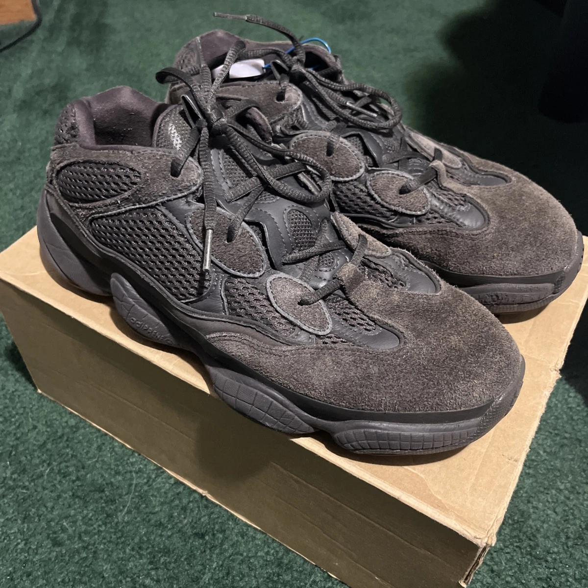 adidas gazelle silver green womens Yeezy 500 main image 0