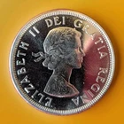 1964 Canada Silver Dollar- .800 Fine CHARLOTTETOWN, QUEBEC .6 Troy Oz