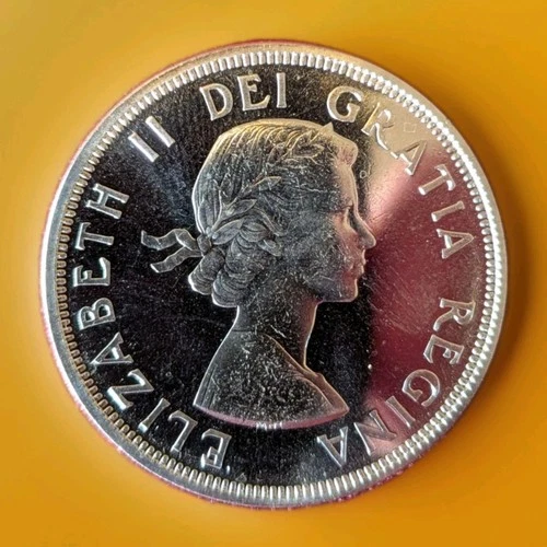 1964 Canada Silver Dollar- .800 Fine CHARLOTTETOWN, QUEBEC .6 Troy Oz