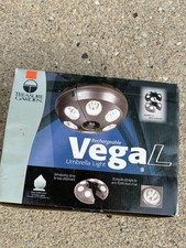 Treasure Garden Vega Rechargeable LED Patio Umbrella Light Bronze Untested