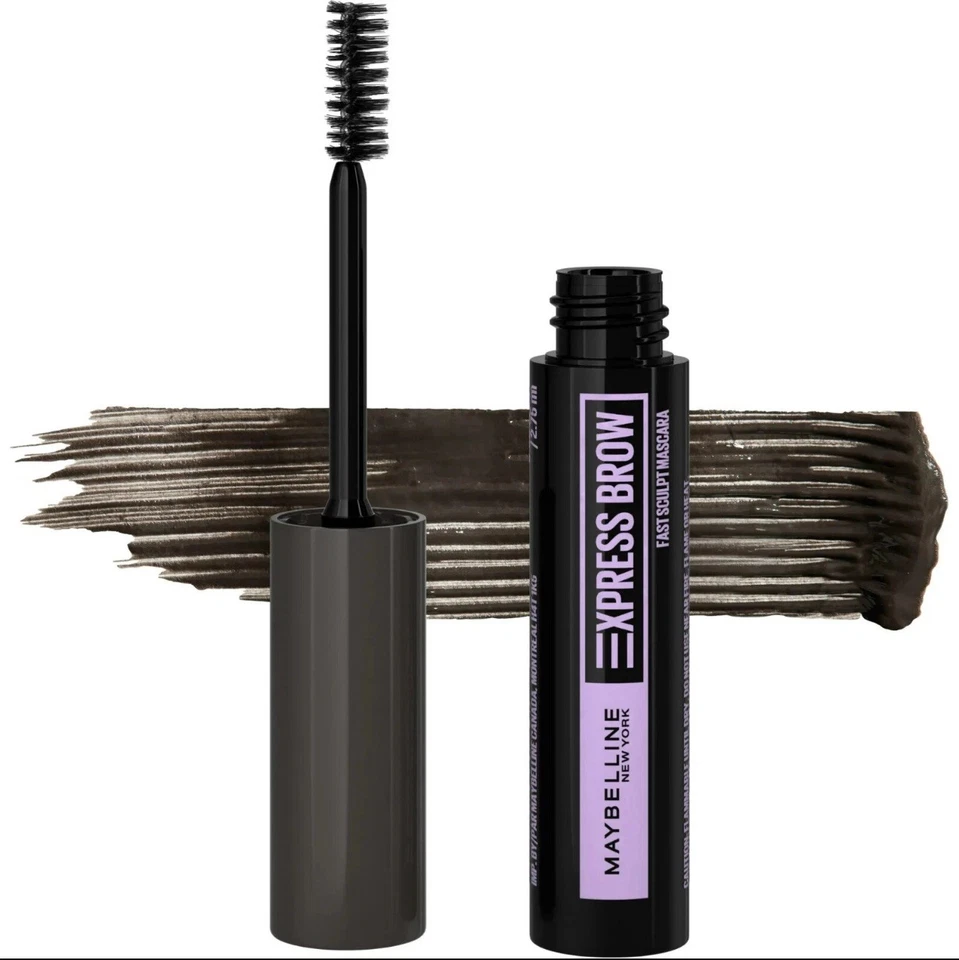 PACK de 2 Maybelline Express Brow - Máscara de pestañas de gel Fast Sculpt - 260 marrón profundo Foto 2 de 2