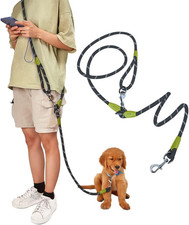 Hands Free Dog Leash Crossbody Dog Running Leash Handsfree Pet Rope for Hiking T