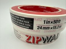 (1)ZIPWALL T150 1 inch x 50ft Double Sided Tape for Dust Barriers FREE SHIPPING