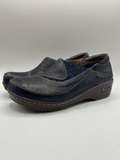 L'ARTISTE Spring Step Burbank Womens Slip On Clog Shoes Sz 40 US 9 Brown Floral