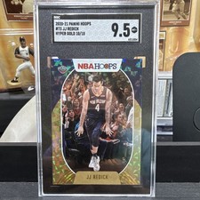 2020-21 Panini NBA Hoops J.J. Redick #73 Hyper Gold /10 Pelicans SGC 9.5