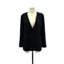 J. Crew French Girl Blazer Black Double Breasted Size 12