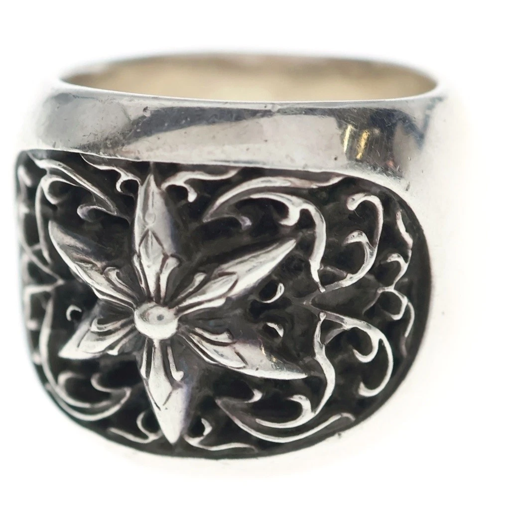 Chrome Hearts CLSSC OVAL STAR Ring 925 US#10-1/4 P0079987