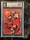 1996-97 Michael Jordan Fleer Ultra Scoring Kings # 4 BGS 8.5 | crack on slab