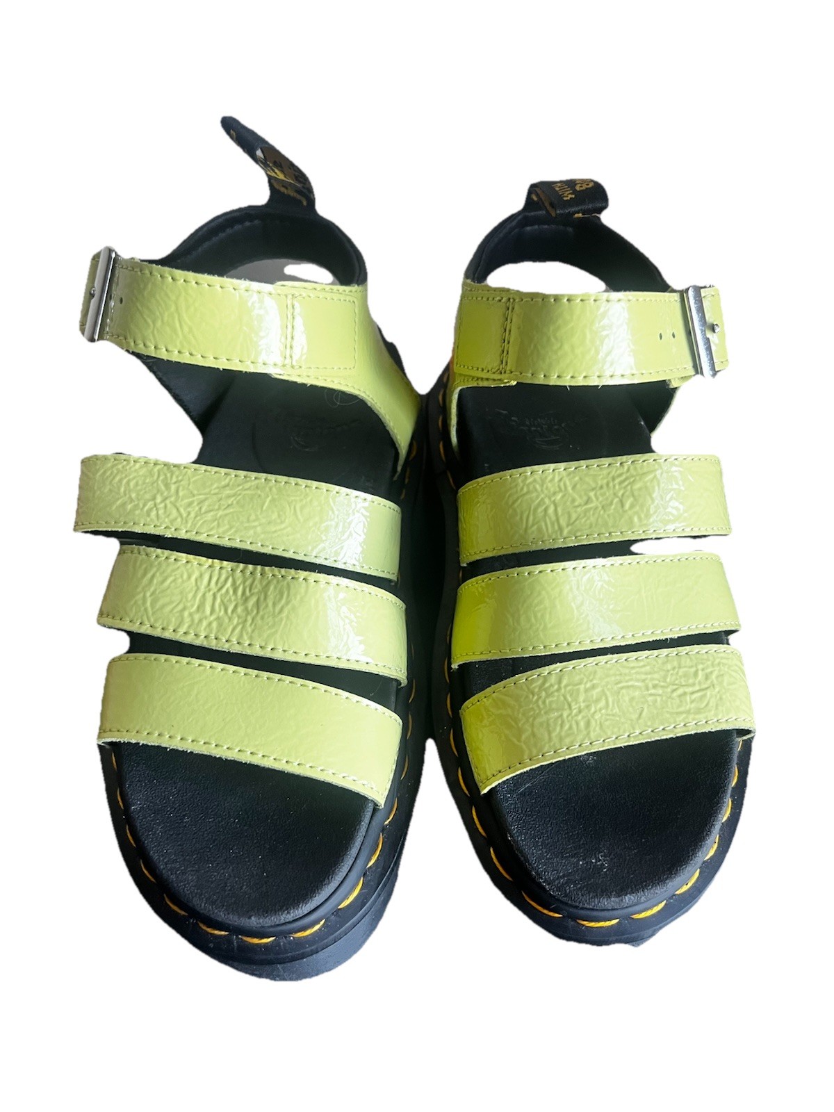 Dr. Martens Blaire Quad Women's Size 5 Like Green Platform Sandals Bouncing Sole