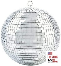 8" Mirror Disco Ball - Cool and Fun Hanging Party Disco Ball for 8 inch Silver