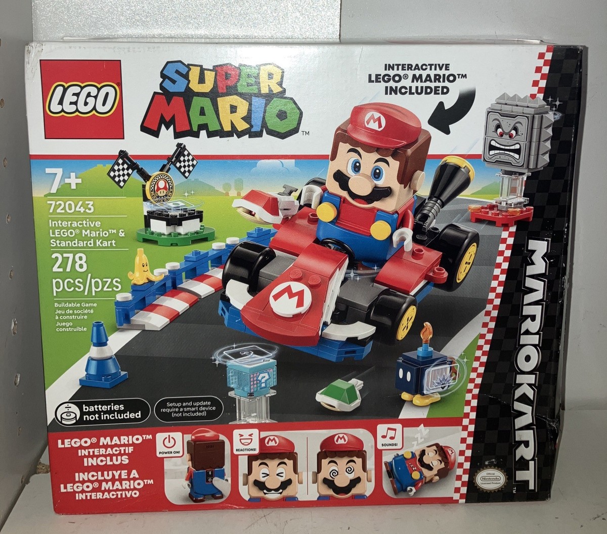 LEGO Super Mario 72043 Interactive LEGO Mario & Standard Kart 278