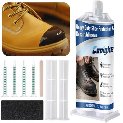 1 Pack Polyurethane Boot Toe Repair Kit Waterproof, Abrasion Resistant Glue A...