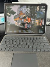 Apple iPad Air PurpleTablet w/ Apple Pencil Keyboard Case BUNDLED