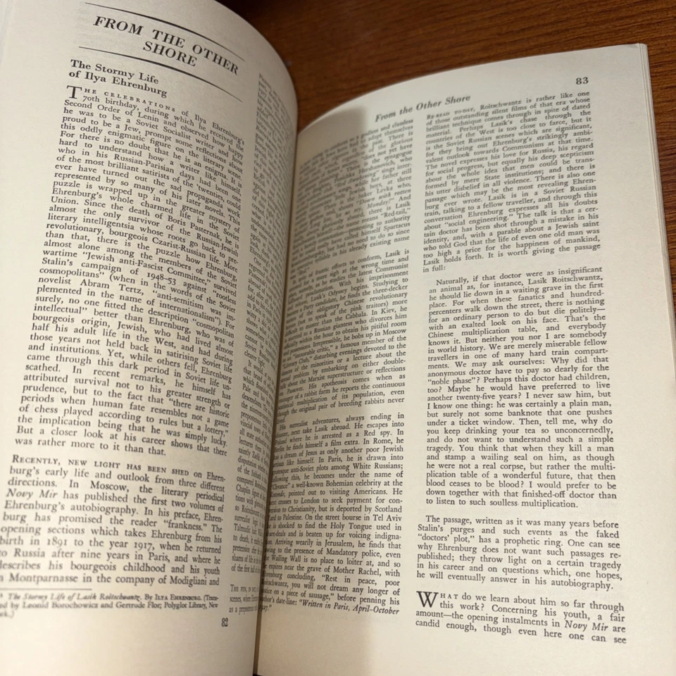 Encounter Literary Magazine 1961: Poet Robert Graves Inaugural Oxford Lecture Foto 3 de 4