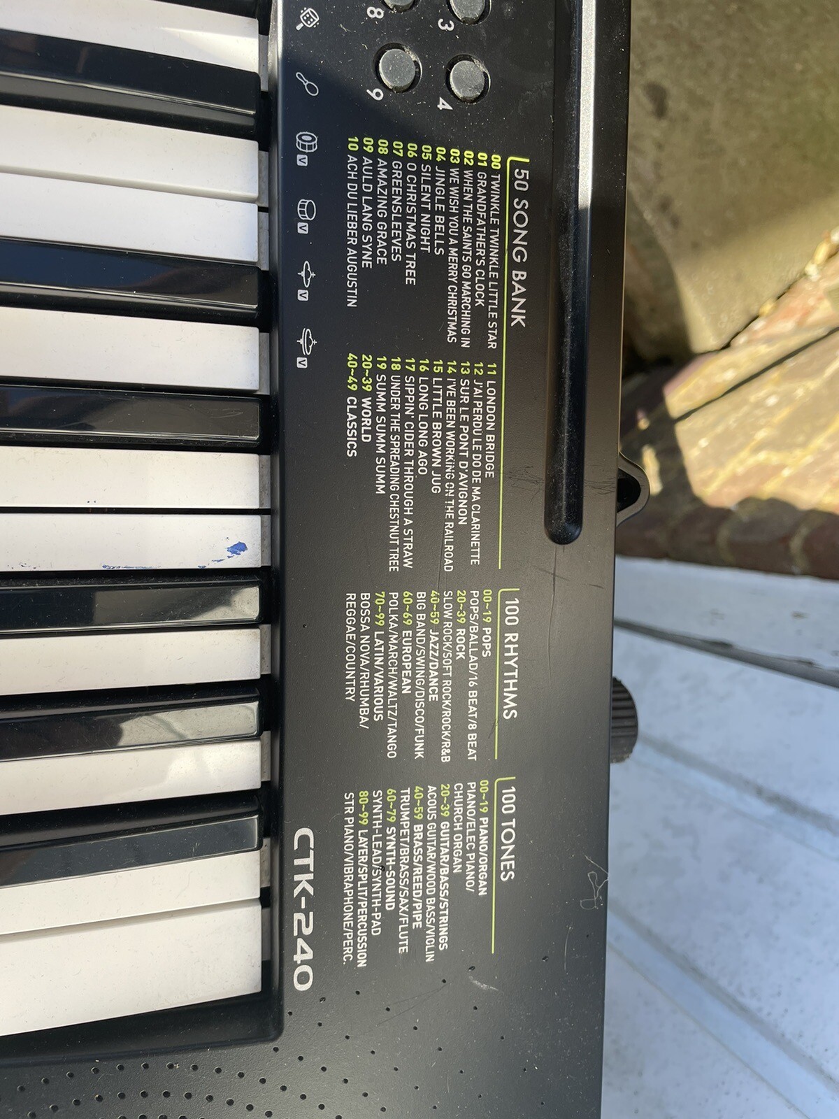 Casio Keyboard And Keyboard Stand eBay