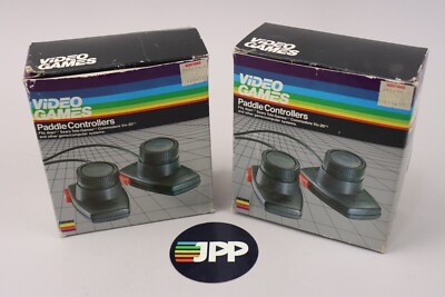 Paddle Controllers Lot: 2 Pairs for 2600, Vic-20+ Gemini & Atari in Gemini Boxes
