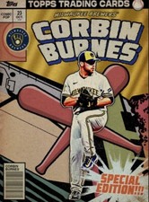 [DIGITAL] Topps Bunt - Corbin Burnes - Comic Pop 23 S1 - Gold Base