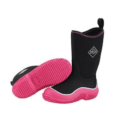 Muck Boot Hale Kinder Gummistiefel lila und grün