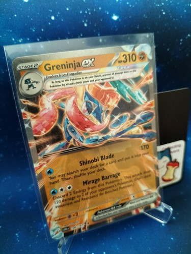 Pokémon TCG -Greninja ex - Twilight Masquerade TWM 106/167 - NM - Picture 3 of 3