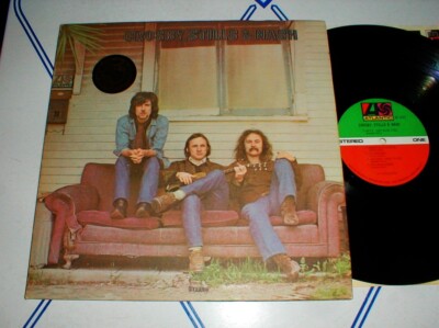 CROSBY, STILLS & NASH 1969 self-titled LP w Marrakesh Express + INSERT VG+/VG++
