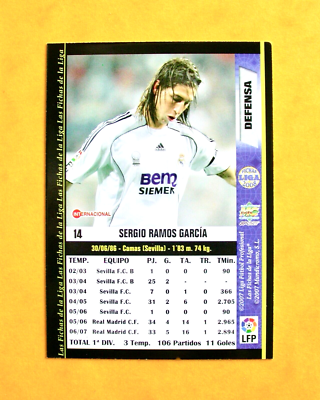 2007-08 Mundicromo Las Fichas de la Liga 2008 Sergio Ramos