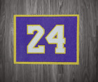 Kb Los Angeles Lakers Jersey Style Patch Embroidery Iron On un signed