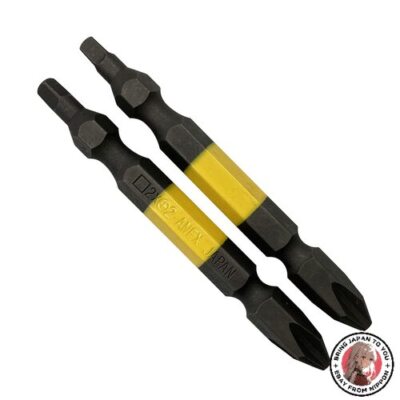 NEW ANEX ACS2-2065 Square & Plus Color Bit Set of 2 #2 x +2 x