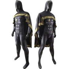 Black Adam Jumpsuit Hoodies Cosplay Costume Bodysuit Cloak Halloween Adult Kids