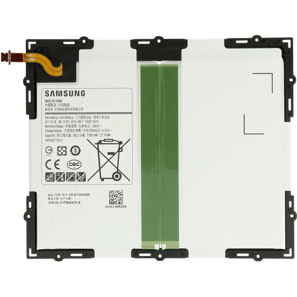 Samsung Sm T580 Akku Lädt Nicht Mehr Akku für Samsung Galaxy Tab A 10,1 Zoll T580 T585 Batterie, 7300mAh