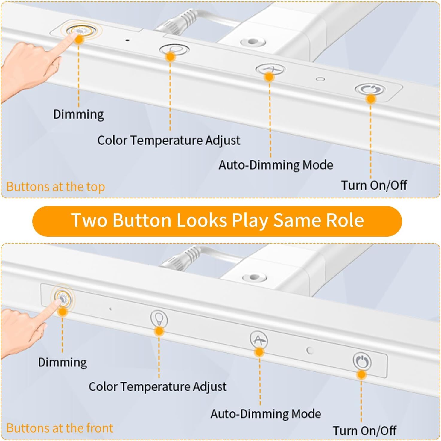 EppieBasic LED Desk Lamp, 24W Architect Clamp Task Table Office White