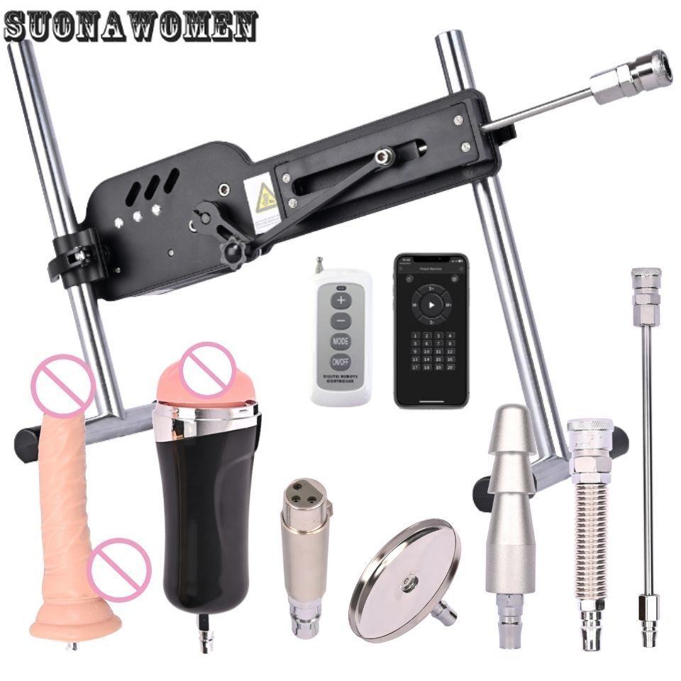 70W Wireless Auto Telescopic Sex Machine Vibrator 3-9cm Dildo Accessory