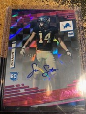 2021 PANINI PRESTIGE SAGE SURRATT 17/25 XTRA POINTS AUTOGRAPH #235 LIONS 