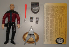 1992 Playmates Star Trek The Next Generation Captain Jean Luc Picard - Complete