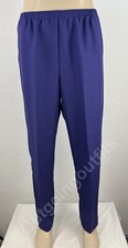 NWOT Alfred Dunner 100 Polyester Women's Purple Pants Size 14