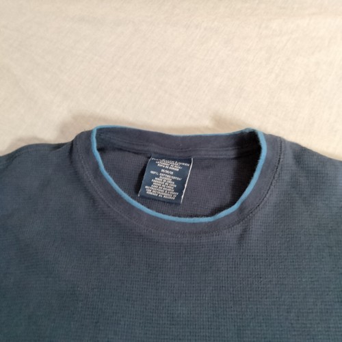 Camisa de diseño de ropa de dormir Ralph Lauren de una pieza azul gofre tejida talla XL - Imagen 9 de 18