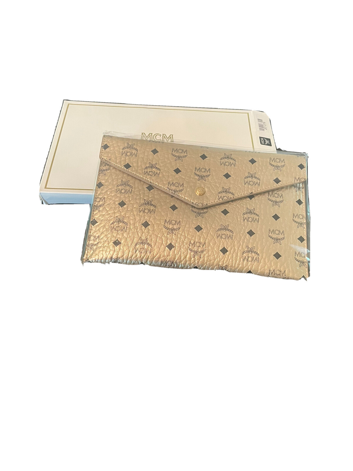 MCM Gold Clutch eBay