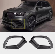 For Mercedes-Benz GLS63 AMG 2021-2022 Carbon Fiber Fog Lamp Grill Air Vent Cover