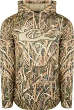 DRAKE Men's MST Performance Hoodie DW2270-013 Mossy Oak Shadowgrass Blades 2X