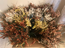 400 1950's beautiful German millinery flowers some wires rust broke fragile