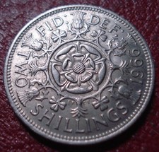 1966 BRITISH FLORIN IN EF-AU CONDITION