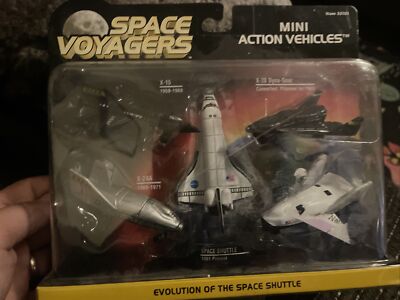 NEW Space Voyagers Mini Action Vehicles Evolution of the Space Shuttle 1999