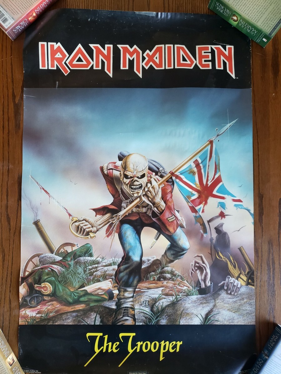 The Trooper Vintage 1984 Iron Maiden original rock band music
