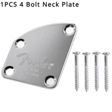 4Bolt Contoured Neck Plate For Fender EL Guitar Stratocaster Telecaster SL
