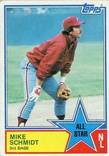 1983 TOPPS #399 - MIKE SCHMIDT *ALL STAR* PHILADELPHIA PHILLIES