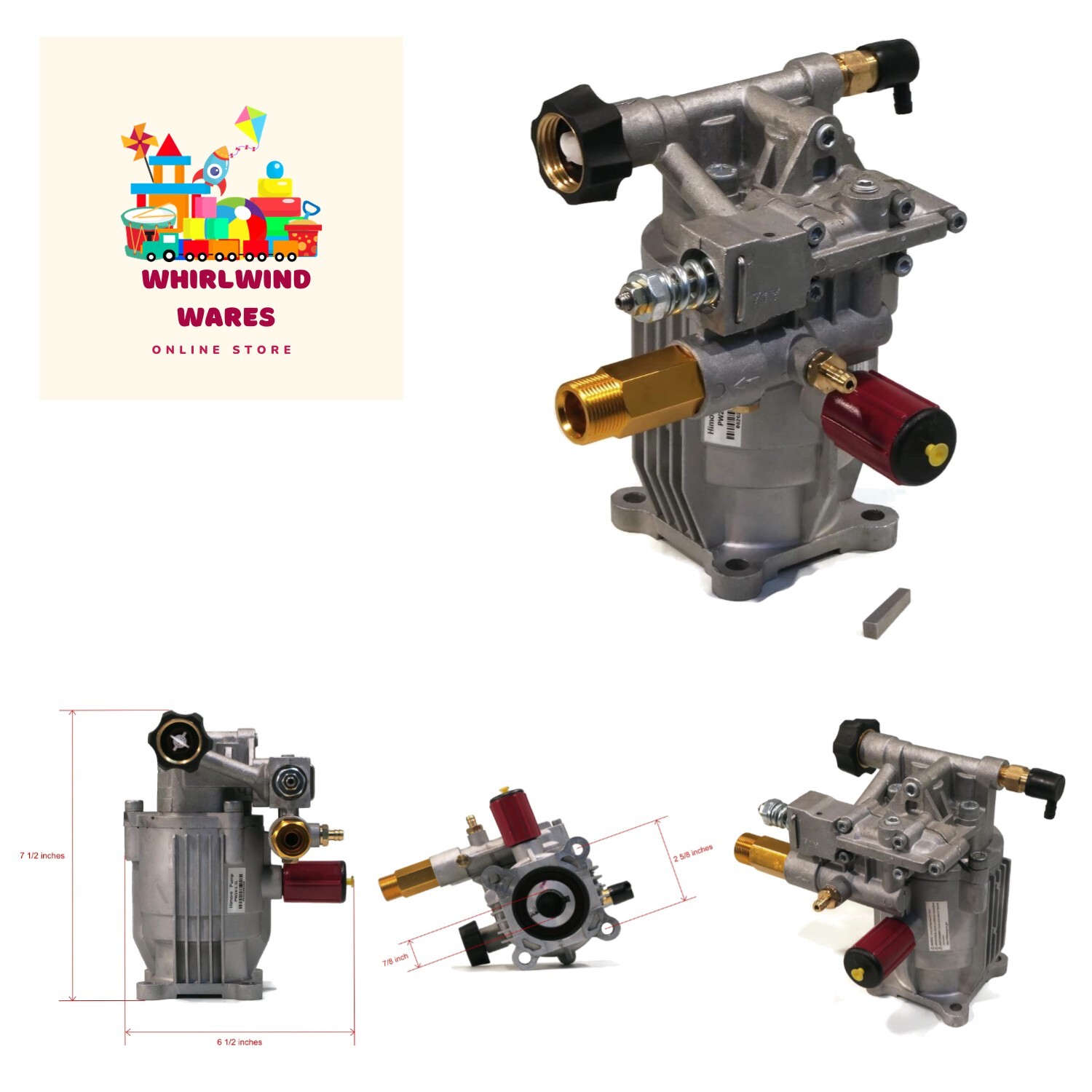 Pressure Washer Water PUMP for Honda Excell XR2500 XC2600 EXHA2425