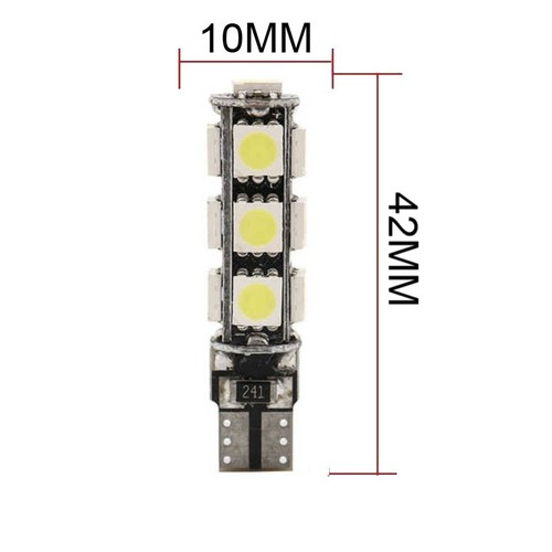 VAUXHALL CAR 13SMD T10 XENON LED BULB ERROR-FREE CANBUS W5W FRONT & REAR LIGHTS - Picture 4 of 10