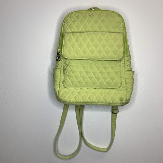 Women's Vera Bradley Lime Green Backpack Small eBay